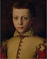 Portrait of Ferdinando de- Medici , bronzino