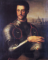 Portrait of the Grand Duke Cosimo I de- Medici, bronzino