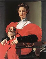 Portrait of a Lady with a Puppy, c.1534, bronzino