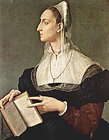 Portrait of Laura Battiferri, c.1552, bronzino