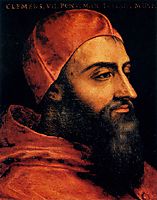 Portrait of Pope Clement VII, c.1566, bronzino
