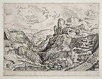 Alpine Landscape, 1556, bruegel