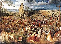 Christ Carrying the Cross, 1564, bruegel