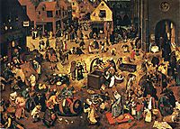 The Fight between Carnival and Lent, 1559, bruegel