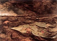 Storm at Sea, 1568, bruegel