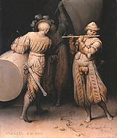 Three soldiers, 1558, bruegel