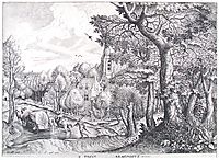 Wooded Region, 1566, bruegel