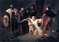 Death of Inessa de Castro, Morganatic Wife of Portuguese Infant Don Pedro, 1841, bryullov