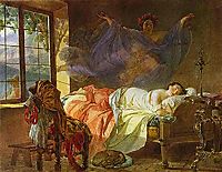 A Dream of a Girl Before a Sunrise, 1833, bryullov