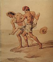 Forced to Swim, 1852, bryullov