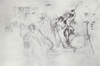 Hylas, Carried Along by the Nymphs in Water, 1827, bryullov