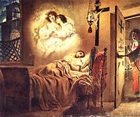 Nun-s Dream, 1831, bryullov