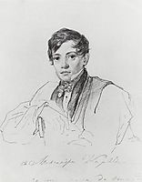 Portrait of Alexander Bruloff, 1826, bryullov