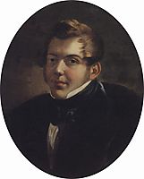 Portrait of an Architect M.O. Lopyrevskiy, 1836, bryullov