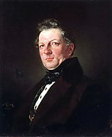 Portrait of the architect A. Bolotov, 1843, bryullov