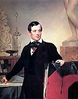 Portrait of the Architect and Painter Alexander Brulloff, c.1841, bryullov