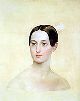 Portrait of Grand Duchess Maria Nikolaevna, 1837, bryullov