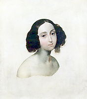 Portrait of Grand Duchess Olga Nikolaevna, 1841, bryullov