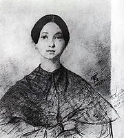 Portrait of P. Sokolova, the artist-s sister, 1836, bryullov