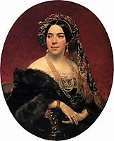 Portrait of Princess Z. A. Volkonskaya, c.1842, bryullov
