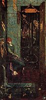 Owain departs from Landine, burnejones