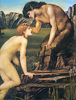Psyche and Pan, 1874, burnejones