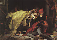 Death of Francesca da Rimini and Paolo Malatesta, 1870, cabanel