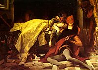 The Death of Francesca de Rimini and Paolo Malatesta , 1870, cabanel