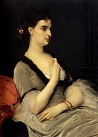 Portrait of Countess E.A. Vorontova-Dashkova, 1873, cabanel