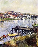 The Argenteuil Bridge, 1893, caillebotte