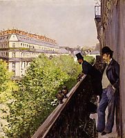 Balcony, 1880, caillebotte