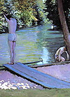 Bather Preparing to Dive, c.1878, caillebotte