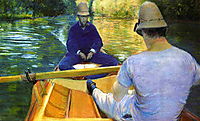 Boaters on the Yerres, 1877, caillebotte