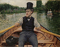 Boating, 1877, caillebotte