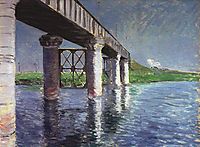 The Bridge at Argenteuil, c.1887, caillebotte