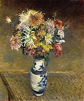 Chrysanthemums in a Vase, 1893, caillebotte