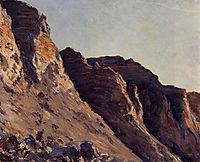 Cliff at Villers sur Me, c.1880, caillebotte