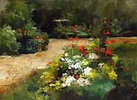 The Garden, c.1878, caillebotte