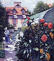 The Garden at Petit Gennevilliers, 1893, caillebotte