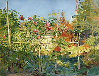 Garten in Trouville, 1882, caillebotte