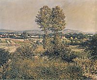 Landscape at Argenteuil, 1889, caillebotte