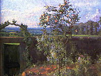 Landscape near Yerres, c.1877, caillebotte