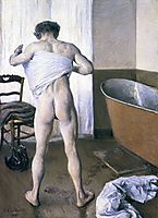 Man at His Bath, 1884, caillebotte