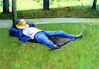 The Nap, 1877, caillebotte