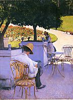 The Orange Trees or The Artist-s Brother in His Garden, 1878, caillebotte