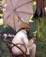 The Painter under His Parasol, c.1878, caillebotte