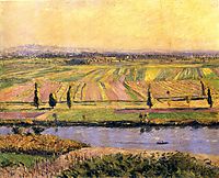 The Plain of Gennevilliers from the Hills of Argenteuil, 1888, caillebotte