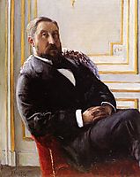 Portrait of Jules Richemont, 1879, caillebotte