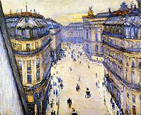 Rue Halevy, Seen from the Sixth Floor, 1878, caillebotte