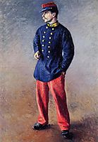 A Soldier, c.1881, caillebotte